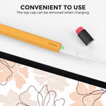 Ốp Bảo Vệ Silicone AhaStyle PT180-2 Chống Trượt Và Chống Rơi Cho Bút Cảm Ứng, Dành Cho Apple Pencil 1, Dành Cho Apple Pencil 2