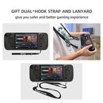 Vỏ silicone chống trầy xước, chống trượt cho máy chơi game Steam Deck Hifylux ST-PF14, kèm dây đeo, vỏ silicone màu xanh, vỏ silicone màu đỏ