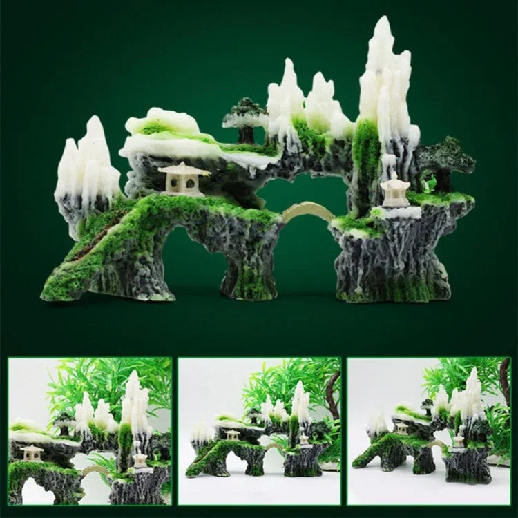 Trang trí bể cá mô phỏng cảnh quan đá nhựa, Mẫu:, Hang núi C, Hang núi D, Đá nhỏ, Đá ba chân, Đá lớn, Núi Shunfeng, Núi Yu