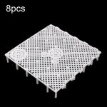 8 miếng lót lọc đáy bể cá, Miếng đen, Miếng trắng, Ổ cắm đen, Ổ cắm trắng