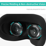 Khung ống kính cận thị aspheric resin 1 cặp phụ kiện kính VR Hifylux Q2-QF11 cho Oculus Quest 2