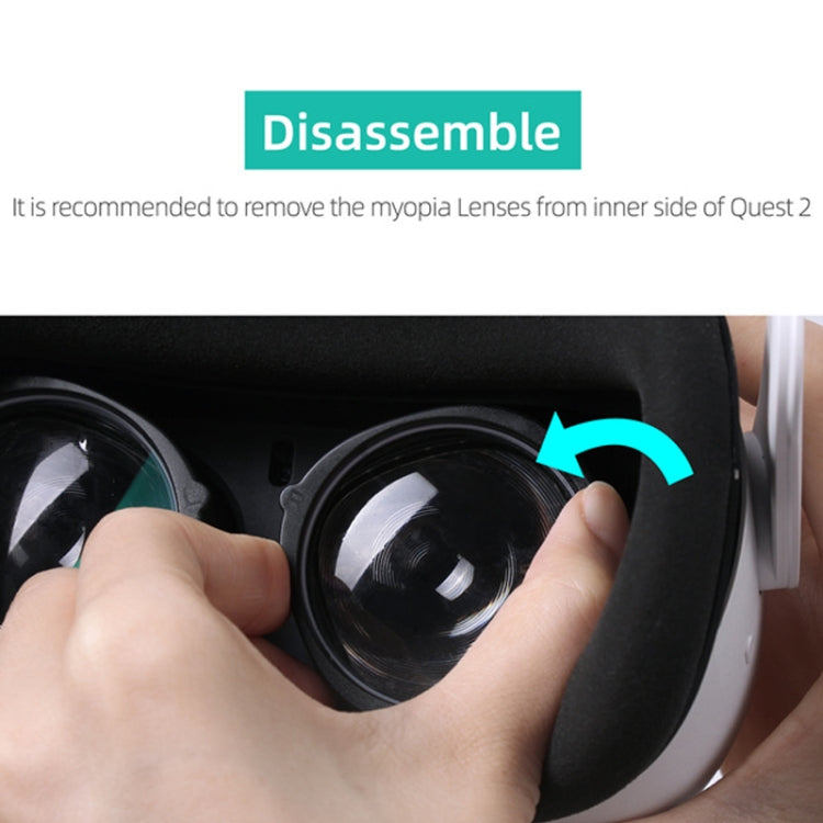 Khung ống kính cận thị aspheric resin 1 cặp phụ kiện kính VR Hifylux Q2-QF11 cho Oculus Quest 2