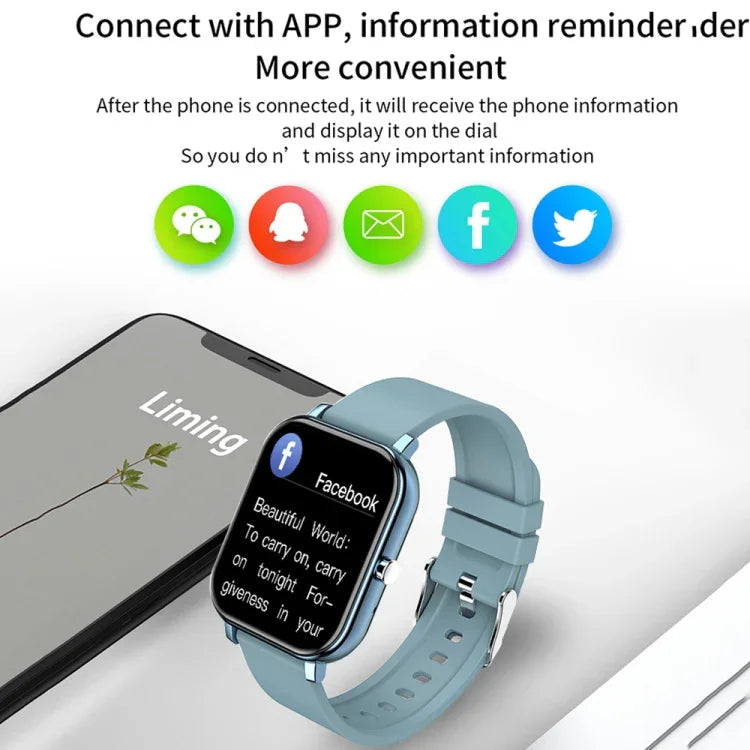 Đồng hồ thông minh H10 màn hình 1.69 inch gọi Bluetooth, hỗ trợ theo dõi nhịp tim/huyết áp/giấc ngủ, Đen, Hồng, Vàng, Xám, Lưới xanh + Silicone, Lưới đen + Silicone, Lưới hồng + Silicone, Lưới vàng + Silicone, Lưới bạc + Silicone