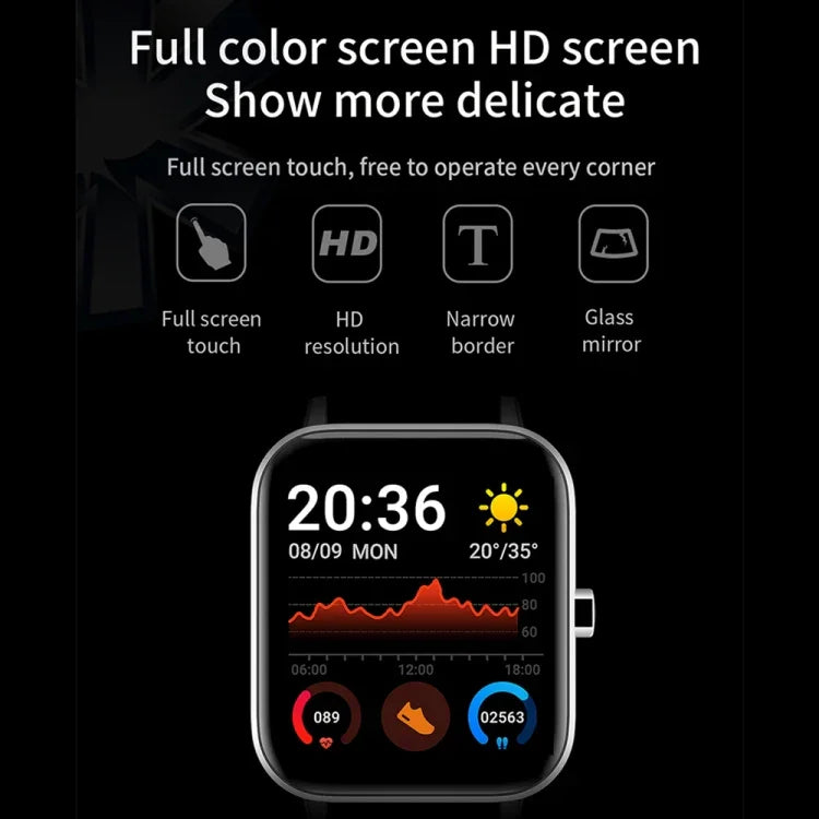 Đồng hồ thông minh H10 màn hình 1.69 inch gọi Bluetooth, hỗ trợ theo dõi nhịp tim/huyết áp/giấc ngủ, Đen, Hồng, Vàng, Xám, Lưới xanh + Silicone, Lưới đen + Silicone, Lưới hồng + Silicone, Lưới vàng + Silicone, Lưới bạc + Silicone