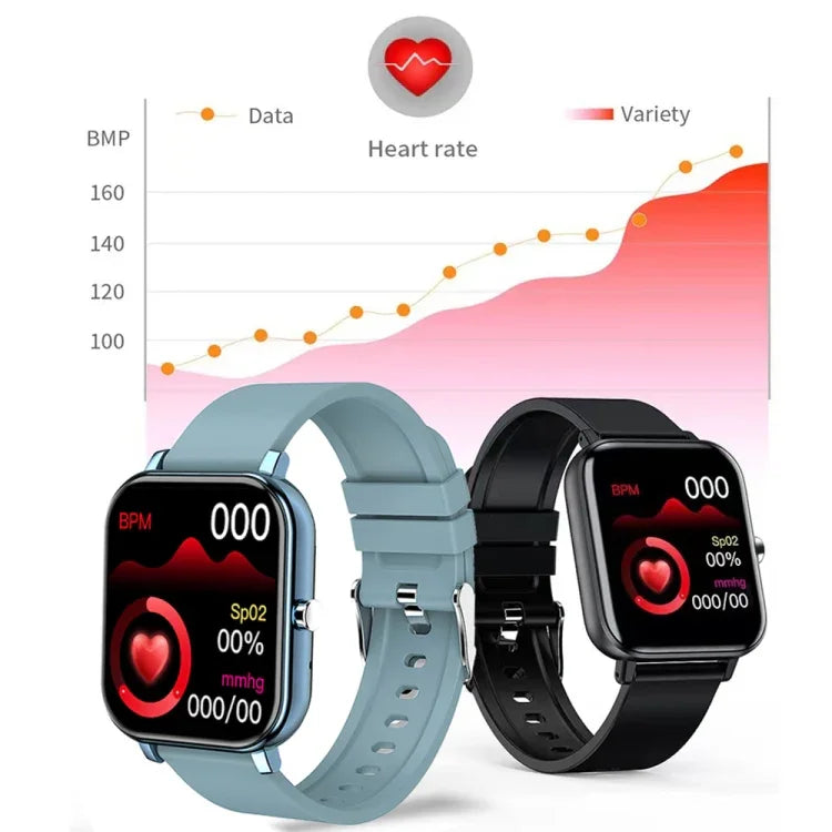 Đồng hồ thông minh H10 màn hình 1.69 inch gọi Bluetooth, hỗ trợ theo dõi nhịp tim/huyết áp/giấc ngủ, Đen, Hồng, Vàng, Xám, Lưới xanh + Silicone, Lưới đen + Silicone, Lưới hồng + Silicone, Lưới vàng + Silicone, Lưới bạc + Silicone