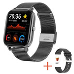Đồng hồ thông minh H10 màn hình 1.69 inch gọi Bluetooth, hỗ trợ theo dõi nhịp tim/huyết áp/giấc ngủ, Đen, Hồng, Vàng, Xám, Lưới xanh + Silicone, Lưới đen + Silicone, Lưới hồng + Silicone, Lưới vàng + Silicone, Lưới bạc + Silicone