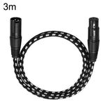 Cáp âm thanh Canon dây đực sang dây cái cho micro, bộ khuếch đại công suất XLR, KN006 dài 1m, 1.5m, 2m, 3m, 5m, 10m, 15m, 20m