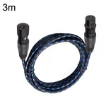 Cáp âm thanh Canon dây đực sang dây cái cho micro, bộ khuếch đại công suất XLR, KN006 dài 1m, 1.5m, 2m, 3m, 5m, 10m, 15m, 20m