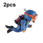 2 chiếc đồ trang trí bể cá Diver Aquarium Aquascape, màu đen thường, hồng thường, xanh thường, xanh dương có camera, đen có camera, hồng có camera, xanh có camera, cam có camera, xanh dương thường, cam thường