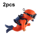 2 chiếc đồ trang trí bể cá Diver Aquarium Aquascape, màu đen thường, hồng thường, xanh thường, xanh dương có camera, đen có camera, hồng có camera, xanh có camera, cam có camera, xanh dương thường, cam thường