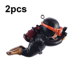 2 chiếc đồ trang trí bể cá Diver Aquarium Aquascape, màu đen thường, hồng thường, xanh thường, xanh dương có camera, đen có camera, hồng có camera, xanh có camera, cam có camera, xanh dương thường, cam thường