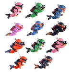 2 chiếc đồ trang trí bể cá Diver Aquarium Aquascape, màu đen thường, hồng thường, xanh thường, xanh dương có camera, đen có camera, hồng có camera, xanh có camera, cam có camera, xanh dương thường, cam thường