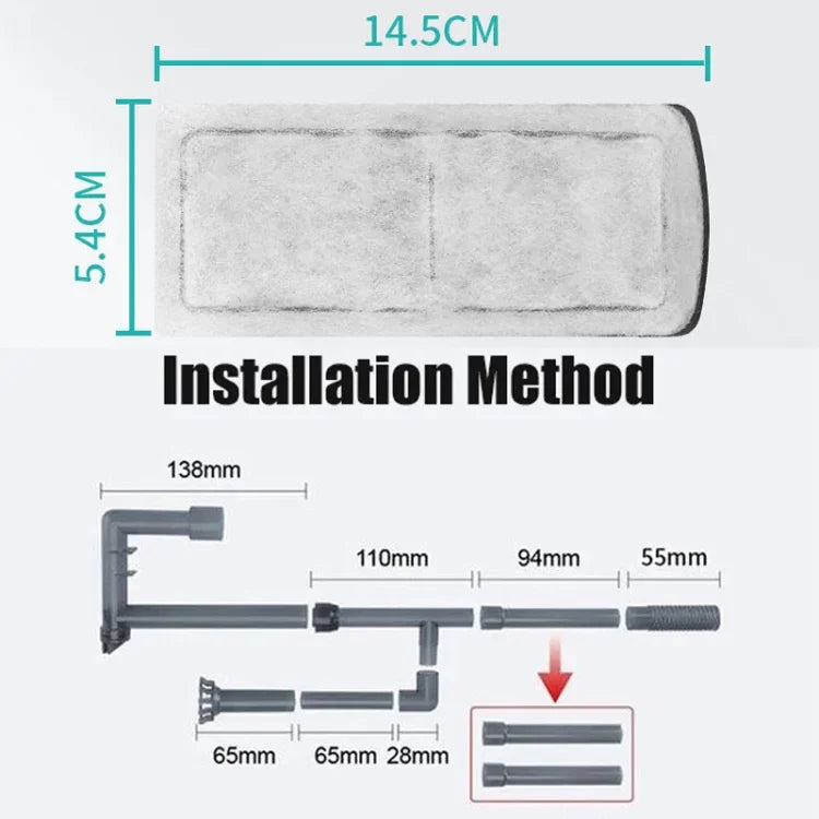 Lọc thác nước ngoài bể cá nhỏ, phích cắm CN, Jeneca XP-03, Jeneca XP-05, Jeneca XP-09, Jeneca XP-11, Jeneca XP-13