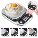 Cân điện tử nhà bếp nhỏ đa chức năng độ chính xác cao màn hình LCD cân thực phẩm, 3kg/ 0.1g, 5kg/ 0.1g, 10kg/ 1g