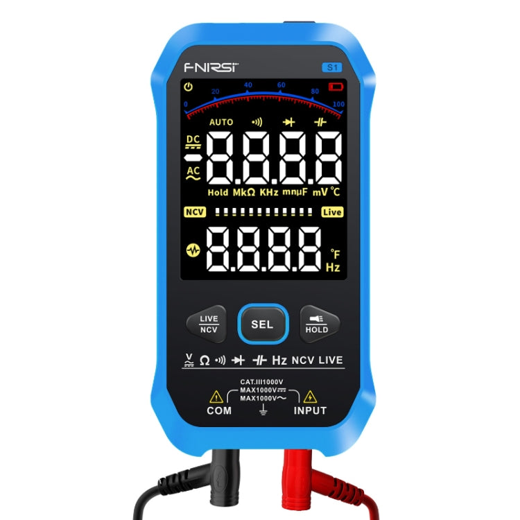 Đồng hồ vạn năng kỹ thuật số tự động hoàn toàn FNIRSI S1 độ chính xác cao, S1