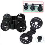 50 cái / gói Kẹp lưới che nắng nhà kính vườn, loại tròn