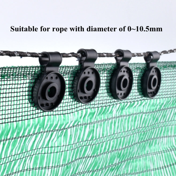 50 cái / gói Kẹp lưới che nắng nhà kính vườn, loại tròn