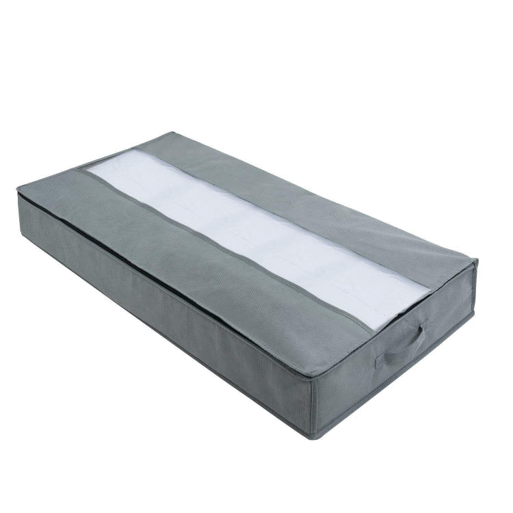 Túi đựng chăn không dệt, chống bụi dùng trong nhà, túi đóng gói chuyển nhà, kích thước 100 x 50 x 15cm, màu xám nhạt, xám đậm, đen