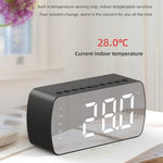 Loa Bluetooth thẻ di động ngoài trời, đồng hồ radio nhỏ, Q5 Đen 1400mAh, Q5 Trắng 1400mAh