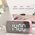 Loa Bluetooth thẻ di động ngoài trời, đồng hồ radio nhỏ, Q5 Đen 1400mAh, Q5 Trắng 1400mAh