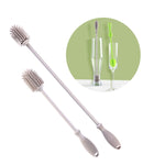 Bàn chải chai thủy tinh silicone gia dụng, bàn chải bình giữ nhiệt nhà bếp, Dài