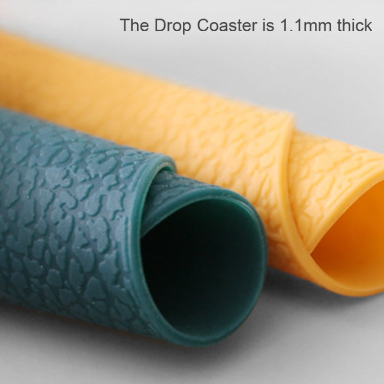 10 miếng lót cách nhiệt silicone hình giọt nước, bề mặt da, dùng làm lót cốc và nồi nhà bếp, Lót ly (Xám), Lót ly (Đỏ), Lót ly (Hồng), Lót ly (Xanh lá), Lót ly (Xanh dương)