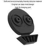 For Tesla Model3/Y 2pcs Charging Port Silicone Dustproof Waterproof Cover, Conjoined Black, Conjoined Red, Conjoined Blue