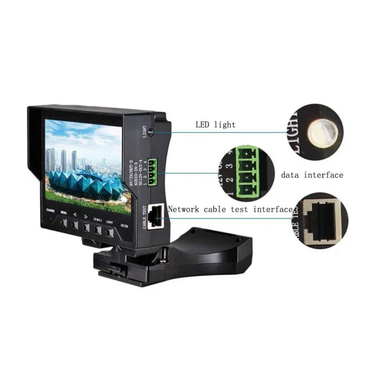 Máy kiểm tra cáp mạng cầm tay JSK-4300B 4.3 inch 12V Output, 4.3 inch (Kèm bộ đổi nguồn US), 4.3 inch (Kèm bộ đổi nguồn EU), 4.3 inch (Kèm bộ đổi nguồn UK), 4.3 inch (Kèm bộ đổi nguồn AU)