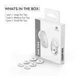 Dành cho Samsung Galaxy Buds Live AhaStyle PT132 Bộ nút tai silicone S+M+L