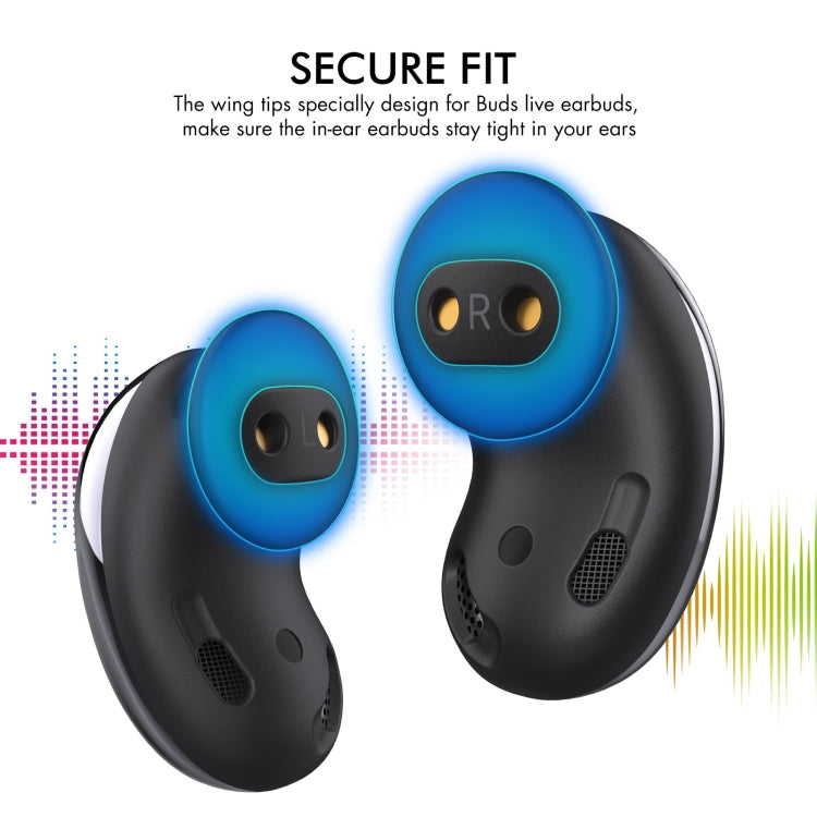 Dành cho Samsung Galaxy Buds Live AhaStyle PT132 Bộ nút tai silicone S+M+L