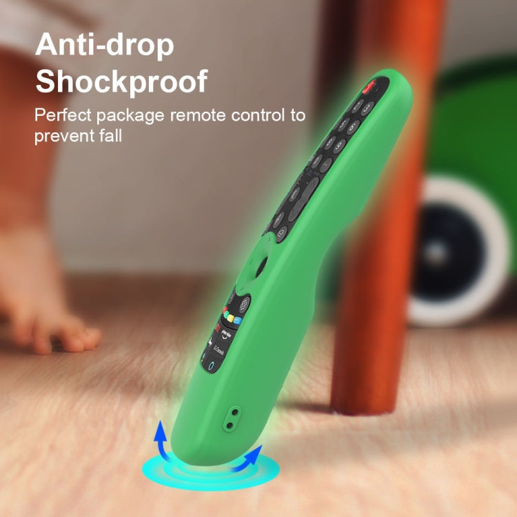 Ốp silicone cho điều khiển từ xa TV LG AN-MR21GC / AN-MR21N / AN-MR21GA, GS0020 màu Đen, GS0020 màu Trắng, GS0020 màu Xanh dạ quang, GS0020 màu Xanh lá dạ quang