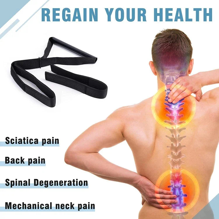 Dụng cụ kéo giãn cột sống hình chữ Y có dây đeo cằm, kéo giãn cột sống