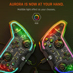Tay cầm chơi game có dây đèn RGB cho PC/Switch, BIGBIGWON C1 S