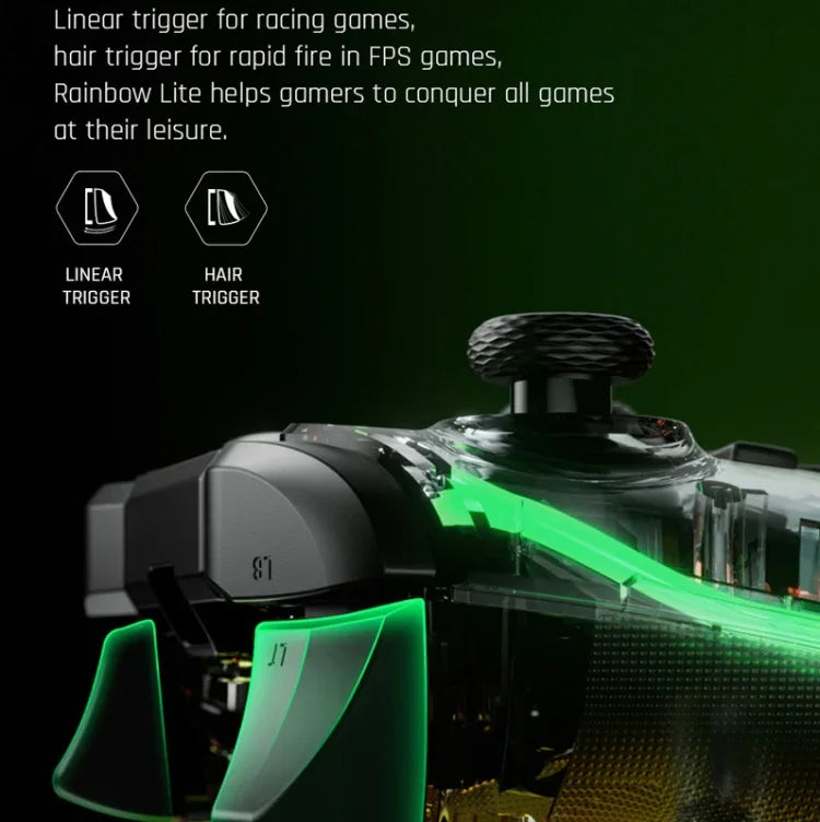 Tay cầm chơi game có dây đèn RGB cho PC/Switch, BIGBIGWON C1 S