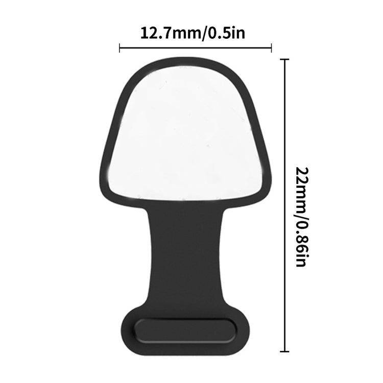 10 cái nút bịt chống bụi cổng sạc điện thoại bằng silicone Có keo dán mặt sau chống mất, 8 chân, USB-C/Type-C