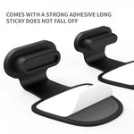 10 cái nút bịt chống bụi cổng sạc điện thoại bằng silicone Có keo dán mặt sau chống mất, 8 chân, USB-C/Type-C