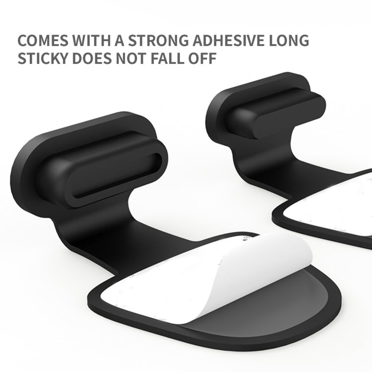 10 cái nút bịt chống bụi cổng sạc điện thoại bằng silicone Có keo dán mặt sau chống mất, 8 chân, USB-C/Type-C