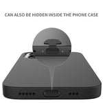 10 cái nút bịt chống bụi cổng sạc điện thoại bằng silicone Có keo dán mặt sau chống mất, 8 chân, USB-C/Type-C