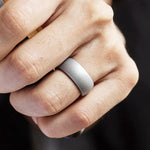 SiR013 8.7mm Curved Outdoor Sports Silicone Ring, No.11, No.12, No.13, No.14