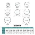 SiR013 8.7mm Curved Outdoor Sports Silicone Ring, No.11, No.12, No.13, No.14