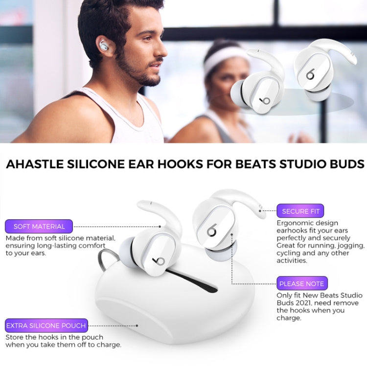 Cho Beats Studio Buds AhaStyle PT172 Nắp tai nghe silicone, Kiểu:, Nắp tai x 3 + Hộp (Trắng), Nắp tai x 3 + Hộp (Đỏ), Nắp tai x 3 + Hộp (Đen), Nắp tai (Trắng), Nắp tai (Đen), Nắp tai (Đỏ)