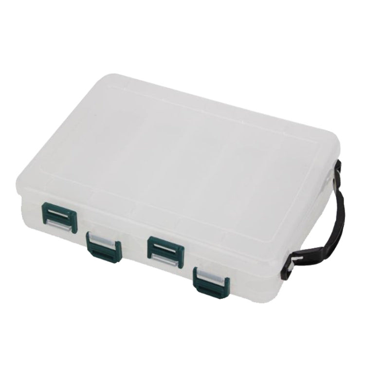 Hộp dụng cụ câu cá hai mặt trong suốt, HB326 10 ngăn, HB327 14 ngăn