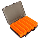 Hộp dụng cụ câu cá hai mặt trong suốt, HB326 10 ngăn, HB327 14 ngăn