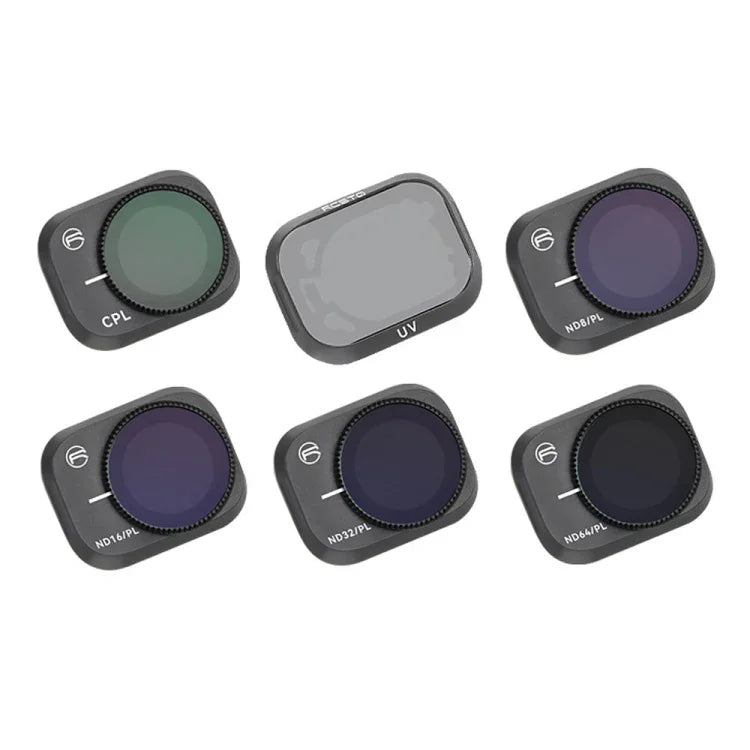 Phụ kiện drone bộ lọc RCSTQ DJI Mini 3 Pro PL, ND8/PL, ND16/PL, ND32/PL, ND64/PL, bộ 4 trong 1 ND/PL 8/16/32/64, bộ 6 trong 1 UV+CPL+ND/PL 8/16/32/64