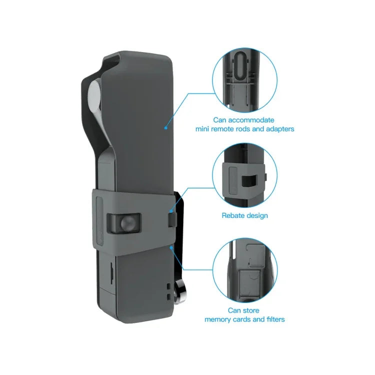 Túi đựng hộp bảo vệ RCSTQ cho DJI OSMO Pocket 2 kèm dây đeo, dành cho DJI OSMO Pocket 2