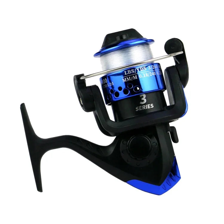 YUMOSHI JL200 Máy câu quay có dây, có dây (mạ điện màu xanh), có dây (mạ điện màu vàng), có dây (mạ điện màu đỏ), có dây (mạ điện màu bạc), có dây (mạ điện màu xanh lá)
