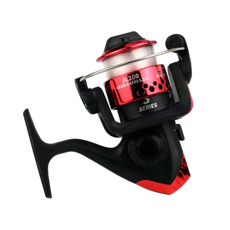 YUMOSHI JL200 Máy câu quay có dây, có dây (mạ điện màu xanh), có dây (mạ điện màu vàng), có dây (mạ điện màu đỏ), có dây (mạ điện màu bạc), có dây (mạ điện màu xanh lá)