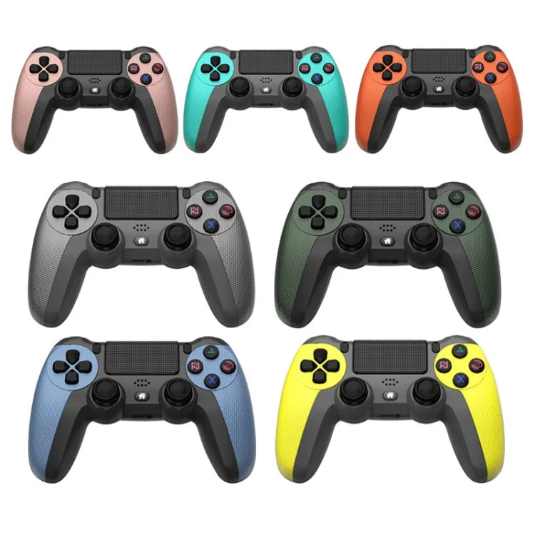 KM048 For PS4 Bluetooth Wireless Gamepad Controller 4.0 With Light Bar, KM048 (Vitality Orange), KM048 (Rose Pink), KM048 (Lemon Yellow), KM048 (Mountain Blue), KM048 (Battle Gray), KM048 (Elegant Silver), KM048 (Elegant White), KM048 (Mint Green)