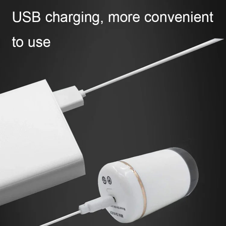 Máy cạo râu mini điện sạc USB SH-588, máy cạo râu du lịch cầm tay, SH-588 (Trắng), SH-588 (Xám đen), SH-588 (Xanh lá)