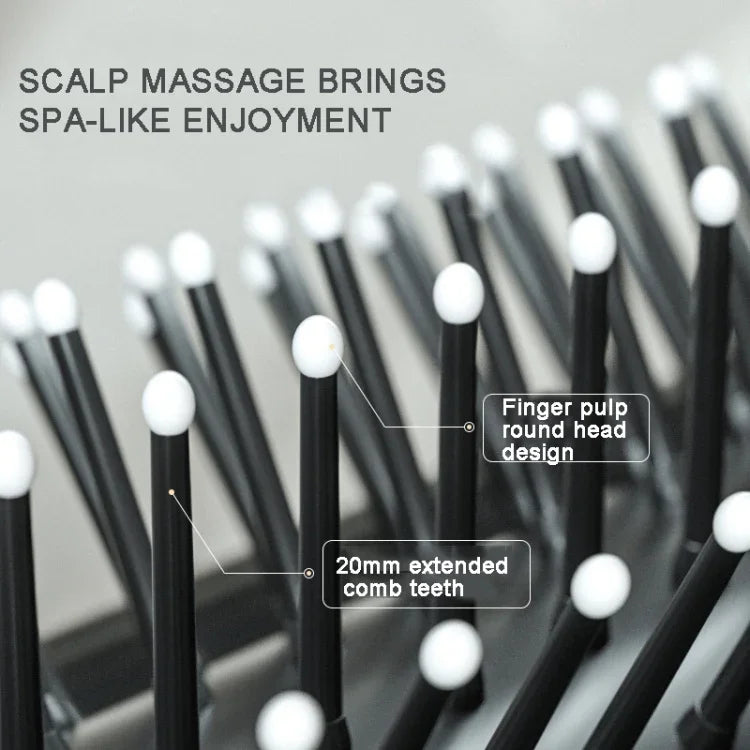 Lược Gương Gấp Di Động 2 Trong 1 Có Đệm Khí Massage Tích Hợp